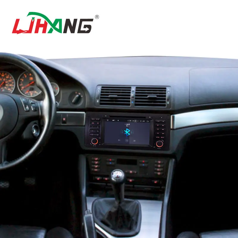 Best LJHANG IPS Android 9.0 Car DVD Player for BMW E39 X5 M5 E38 E53 GPS Navi 1 Din Car Radio Multimedia Autoaudio Stereo WIFI USB fm 5