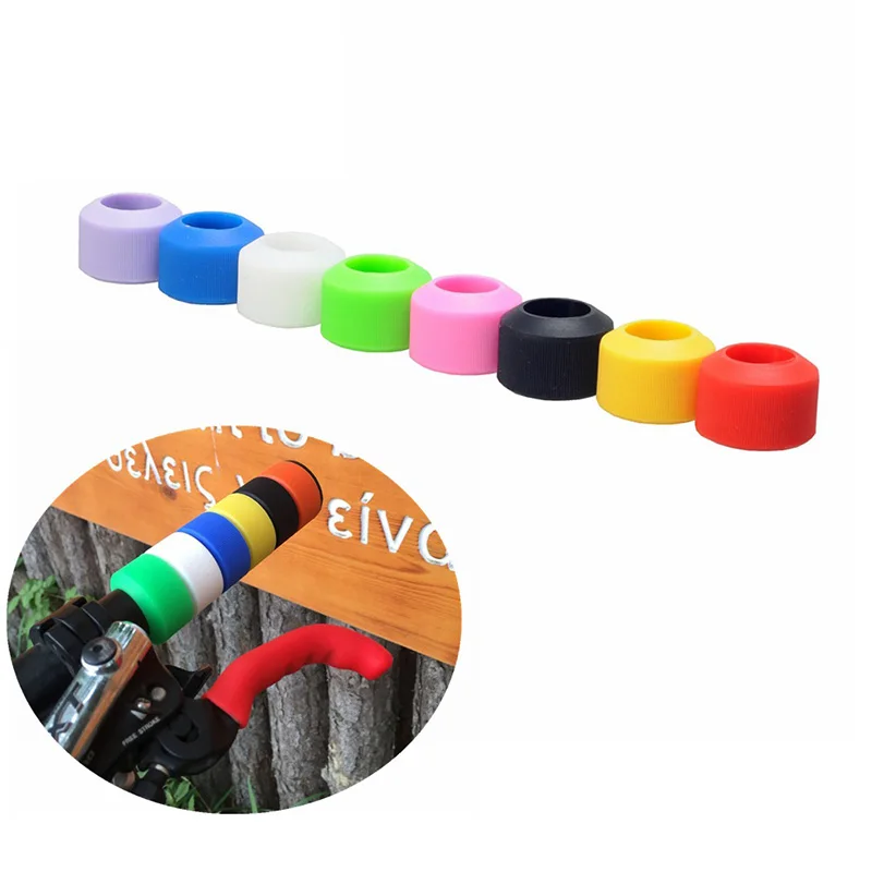 

2Pcs Bicycle Handlebar Grips Anti-skid Silicone Splice Handle Bar Grip Cover For Yo-yo Stroller Mountain Road Bike RR7230