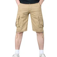 Feitong мужские новые стильные хлопковые мульти-Комбинезоны С Карманами Шорты Летние повседневные шорты для бодибилдинга мужские летние шорты# g25