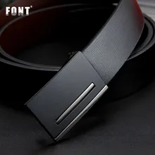 2017 New men’s genuine leather belt men cowskin belt formal suit trousers belt double metal buckle strap gift for men belts