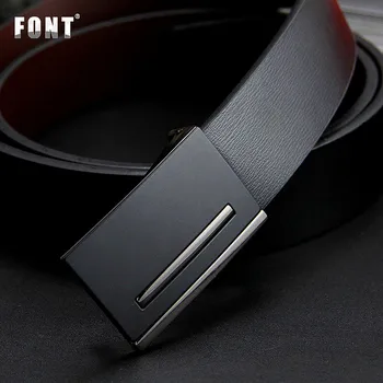 

New men's genuine leather belt men cowskin belt formal suit trousers belt double metal buckle strap gift for men belts