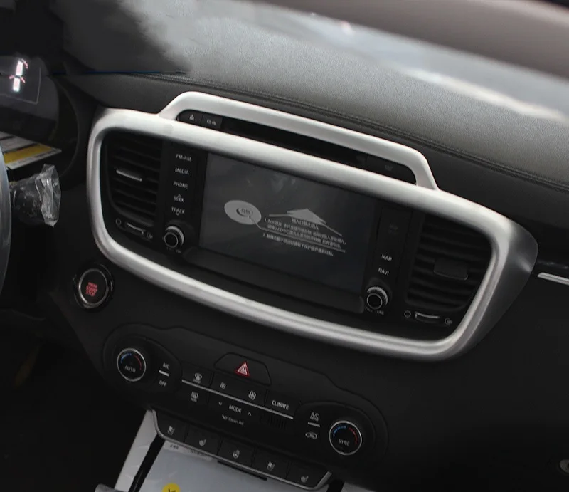 WELKINRY автомобильный чехол для Kia Sorento Prime UM консоль навигационный экран кондиционер вентиляционное отверстие выход отделка