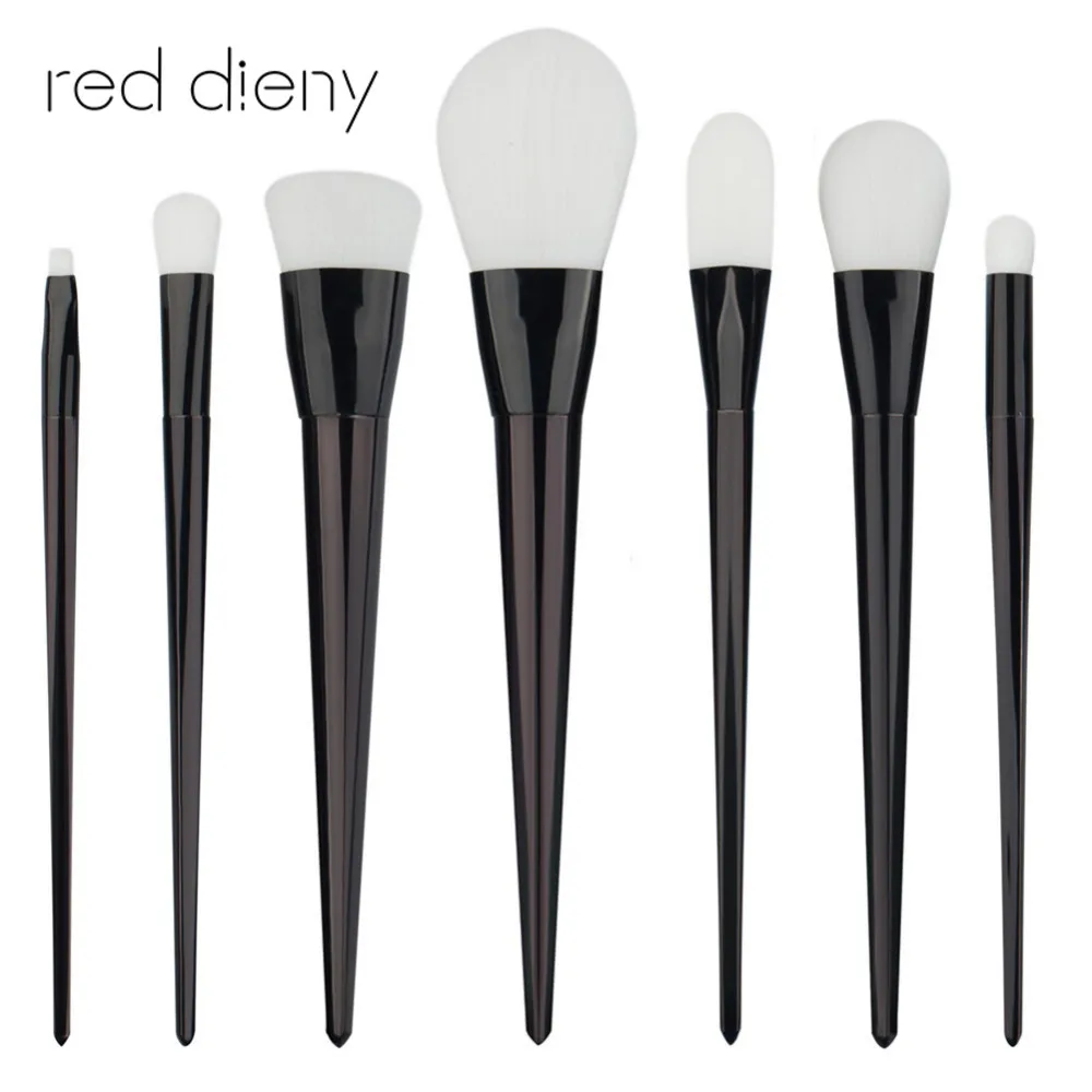 

7PCS/set Powder Foundation Makeup Brushes Set Pro Eye Shadow Eye Brow Blush Contour Lip Brushing Brushes Cosmetic Tools