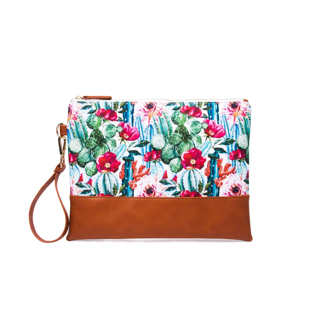 

Fashion Make Up Bag Soft Canvas Flower Cosmetic Bags Luxury Ladies Travel Toiletries Zipper Pouch Girls Day Clutches Purse Women