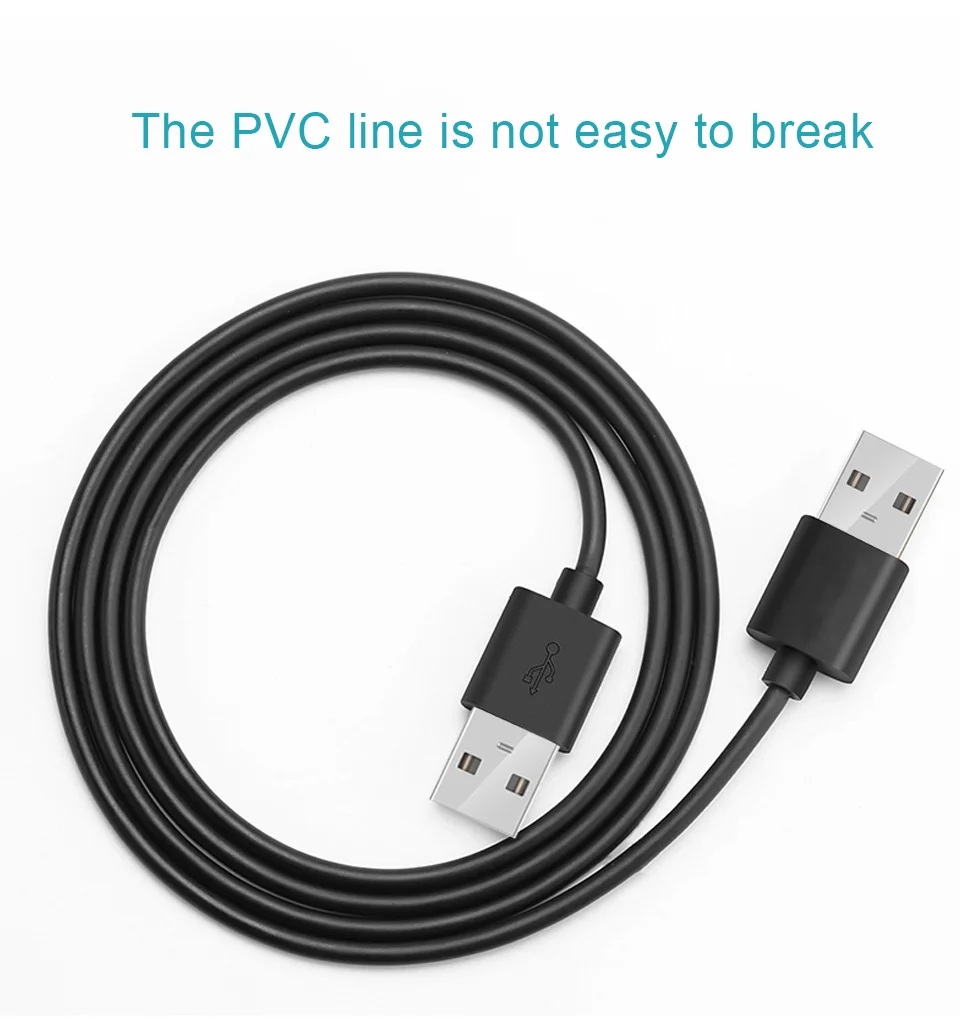 USB 2.0 Extension Cable 1m 2m 3m  USB to USB Cable Type A Male to Male  for Radiator Hard Disk Car Webcam MP3 Laptop Set Top Box (9)