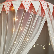 Новое поступление кровать навес кружева москитная сетка Круглый купол сетчатые занавески игровой тент постельные принадлежности