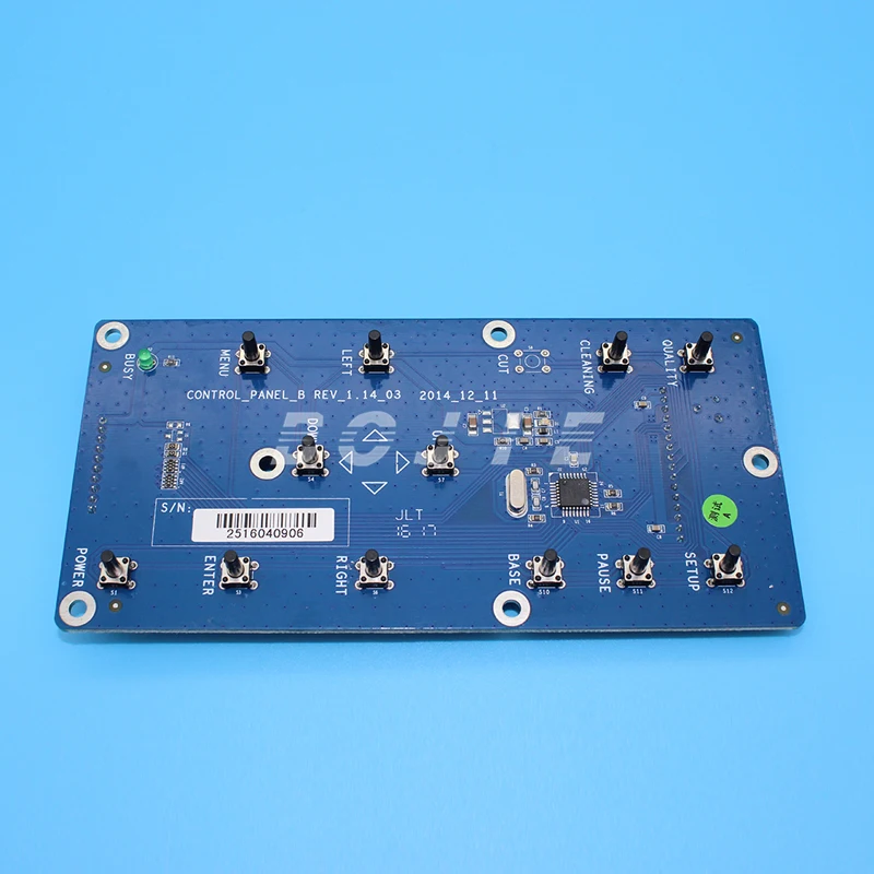Zhongye key board press button board for XP600 printhead version 1.14-03 for seiko print head zhongye printer 12h carriage board printhead board
