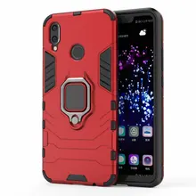 

Anti-knock Armor Case for Huawei nova 3 PAR-LX1 PAR-LX1M PAR-LX9 for Huawei nova 3i INE-LX2 Finger Ring Case Holder Cover Case>