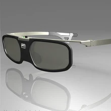 1 unids dlp del obturador gafas 3d gafas para benq/z4/h1/g1/p1 compatible 96-144 hz dlp-link proyectores con clip de la miopía