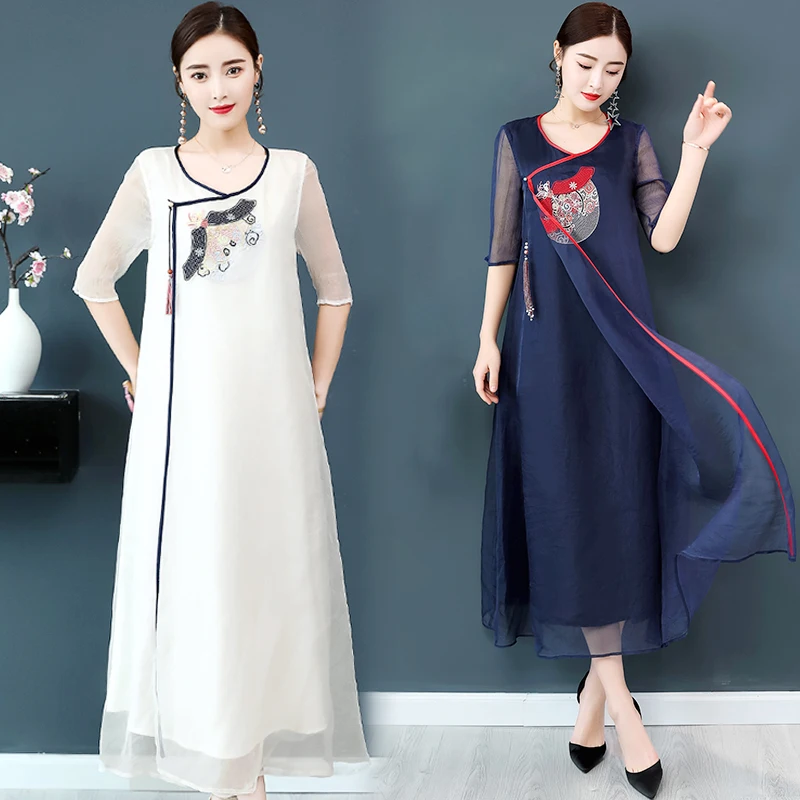 Ретро стиль, улучшенный цветок, qipao, женское вечернее платье, классическое, короткий рукав, вечерние, cheongsam, элегантное, для невесты, свадебное платье