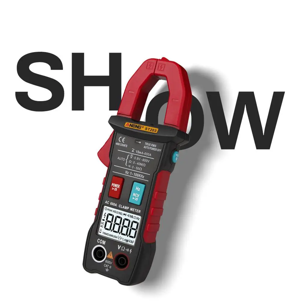 

11.11 ANENG ST203 4000 Counts Intelligent Automatic Range Digital Multimeter AUTO High Safety Handheld Meter Digital Multimeter