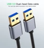 USB 3.0 Type A Male to Male Cable Fast Speed USB3.0 Data Transfer Cable 0.5m 1m 1.5m USB Extender Cable For PC Hard Disk Webcom ► Photo 2/6