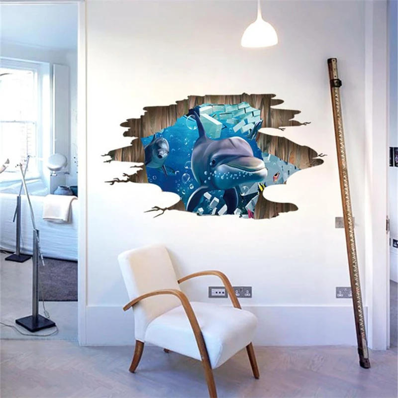3D DIY Family Home Wall Sticker Removable Mural Decals Vinyl Art Room Waterproof Wear-resistant Creative Wall Stickers C0420#30 06