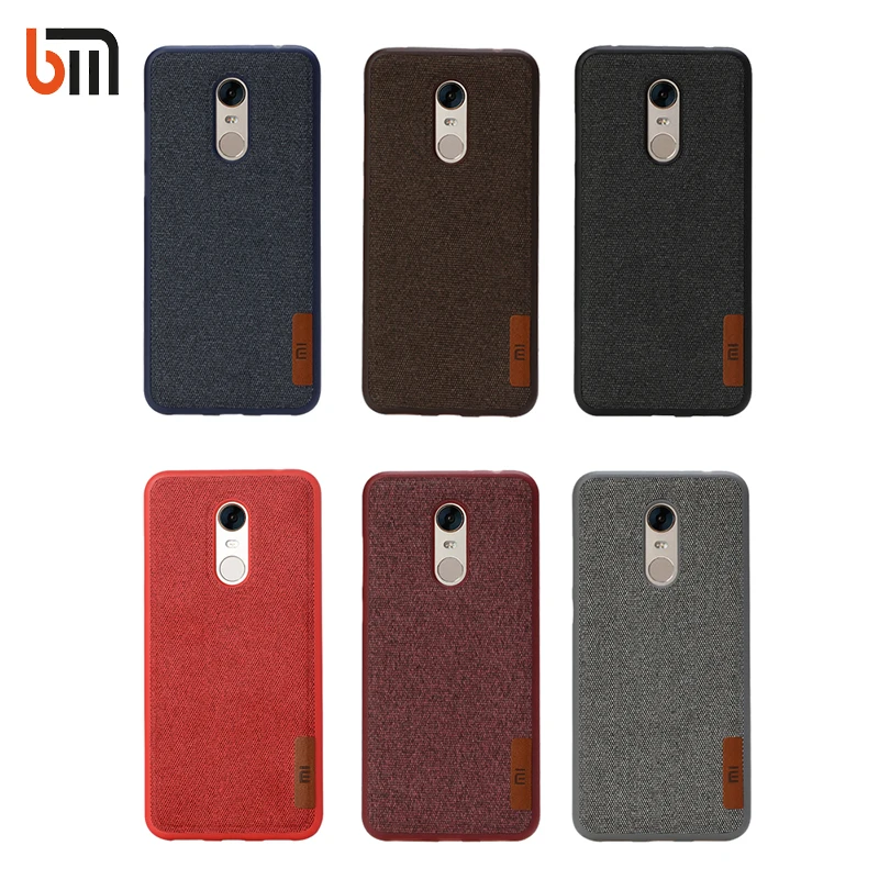 

Silicone Case Bumper Fabric For Xiaomi Redmi 5 5 plus TPU Soft Silicon Inside Cotton Cloth Outside For Xiaomi Redmi5 Redmi 5plus