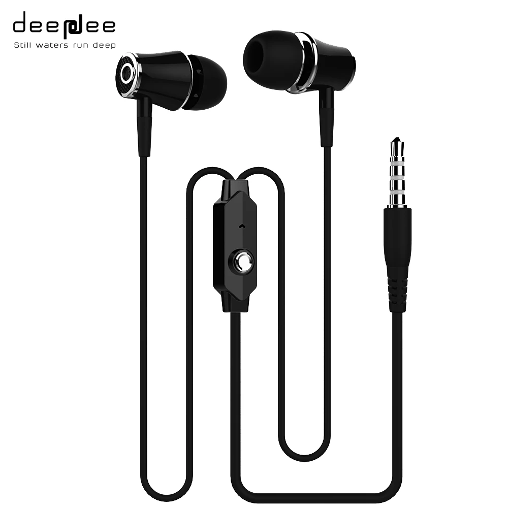 DEEPDEE HIFI AUX In ear Earphone Cheap Earbuds Music Sport Super Bass