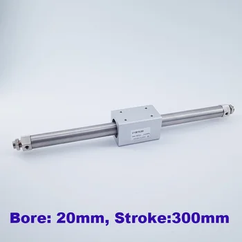 

GOGOATC CY3B High quality rodless cylinder pneumatic 20mm bore 300mm stroke CY3B20-300 basic type rodless air cylinders