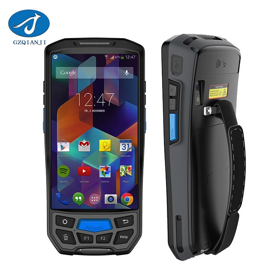 

Android 7.0 Handheld PDA Wireless WIFI Bluetooth Barcode Scanner 1D 2D QR Barcode Scanner GPS NFC UHF RFID Handheld Terminal PDA
