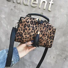 Сумочка с принтом леопарда роскошные сумки женские сумки дизайнерские женские сумки на молнии с принтом животных для женщин