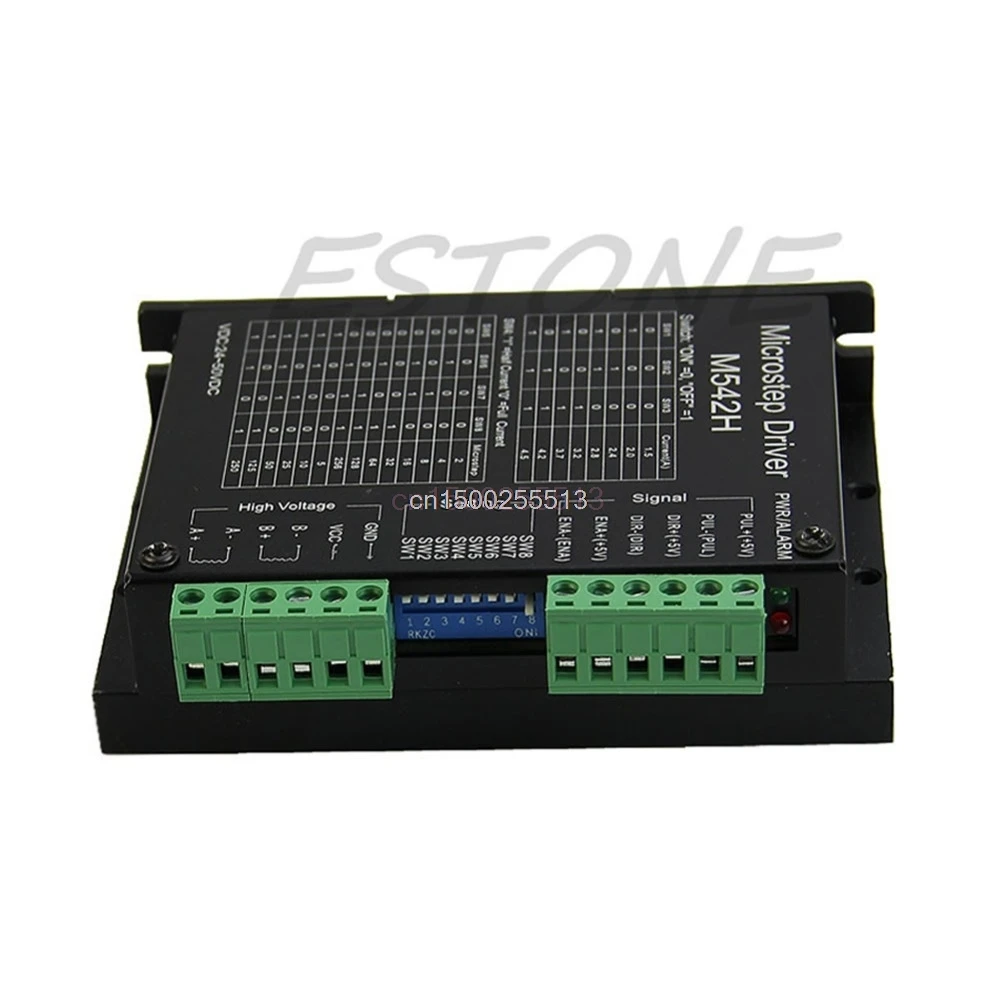 

CNC Micro-Stepping Stepper Motor Driver M542/DM542 Bi-polar 2Phase 4.5A Switch
