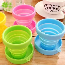 170 мл складной эластичный походная кружка для воды силиконовые складные чашки активный отдых, Спорт рот чашки