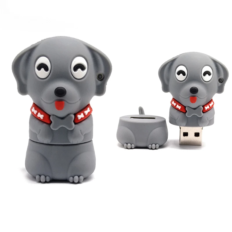 Флешка с мультяшными собаками usb 4 ГБ 8 ГБ 16 ГБ 32 ГБ 64 ГБ Высококачественная карта памяти милый флеш-накопитель usb-флеш-накопитель в подарок u диск