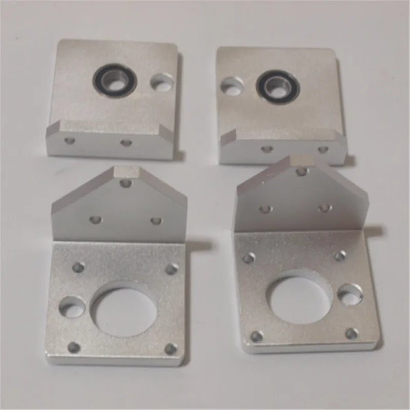 

Reprap Prusa i3 rework 3D printer parts aluminum metal Z-AXIS BOTTOM LEFT/RIGHT +Z-AXIS TOP LEFT/RIGHT kit/set for 8mm