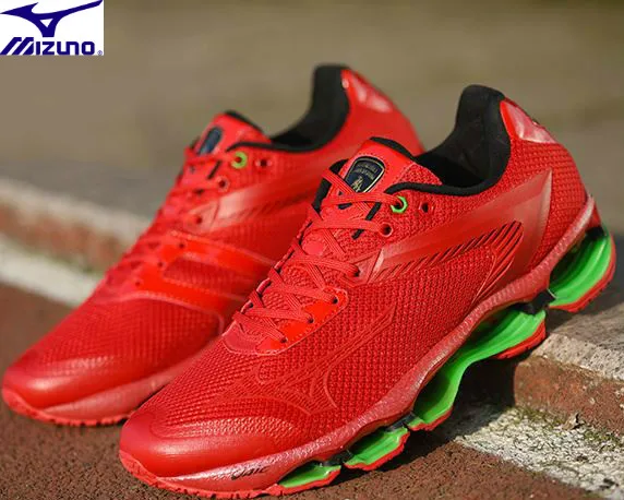 

Mizuno WAVE TENJIN J1GR156703 Men Running Shoes Limited Edition Air Cushioning Sports shoes Weightlifting shoes RED size 40-45