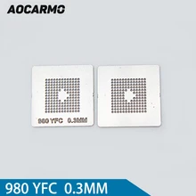 Aocarmo 980YFC LM4FS1AH 5BBCIG 5BBC1G LM4FS1AH5BBCIGR LM4FS1AH5BBCIG шаблон SMC трафарет растительный Олово 0,3 мм