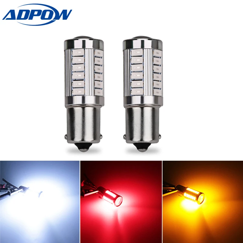 

1156 BA15S P21W 5630 5730 LED Car Tail Bulb Brake Lights auto Reverse Lamp Daytime Running Light 12V