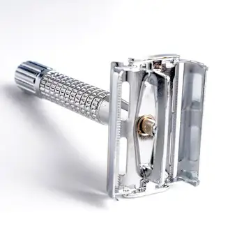 

Safety Double Edge Razor For Men Barber Shaving Hair Removal Straight Razor Mens Shaving Face Razor Blades Shaving Machine