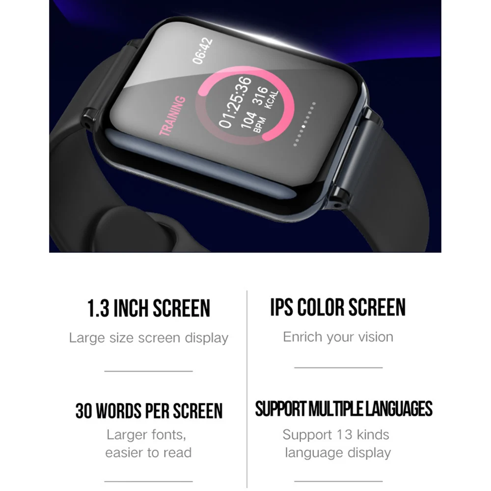 Новые женские Смарт-часы водонепроницаемые спортивные для Iphone телефон Smartwatch монитор сердечного ритма функции кровяного давления для детей