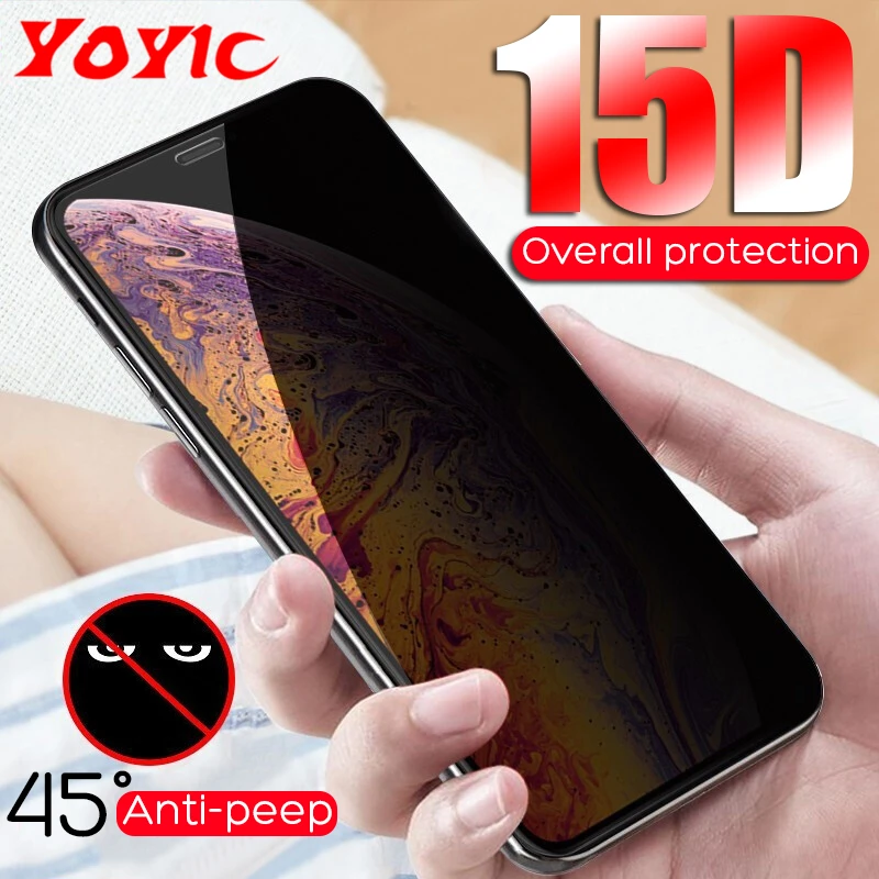 

Anti Spy Tempered Glass For iPhone 6 6S 7 8 Plus X Privacy Screen Protector Film Protective Glass For iPhone XS MAX XR Privacy