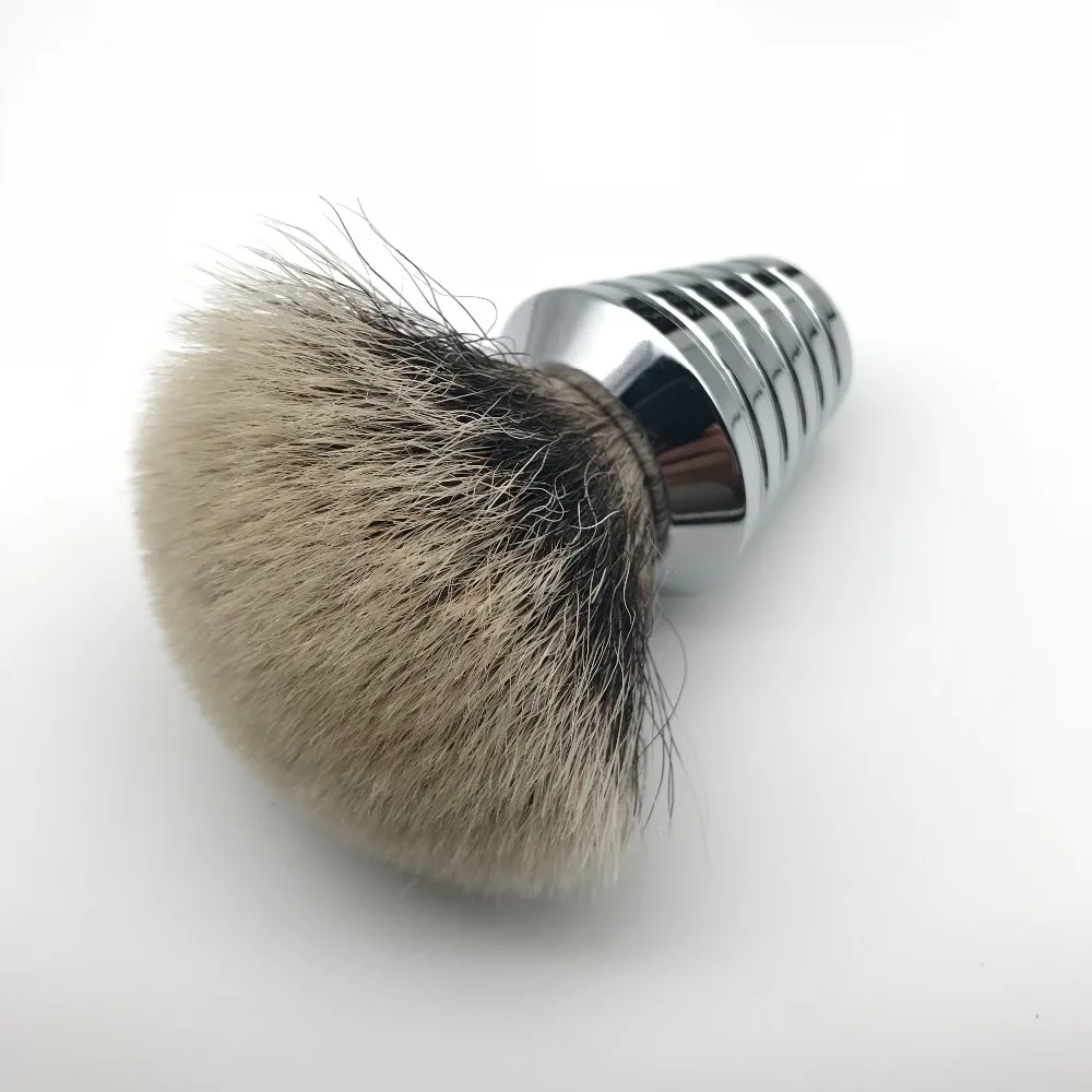 Рождественские продажи Франк бритье(FS)-26 мм тончайшая кисточка для бритья из барсучьего волоса хромированная металлическая ручка Лазерная FS логотип