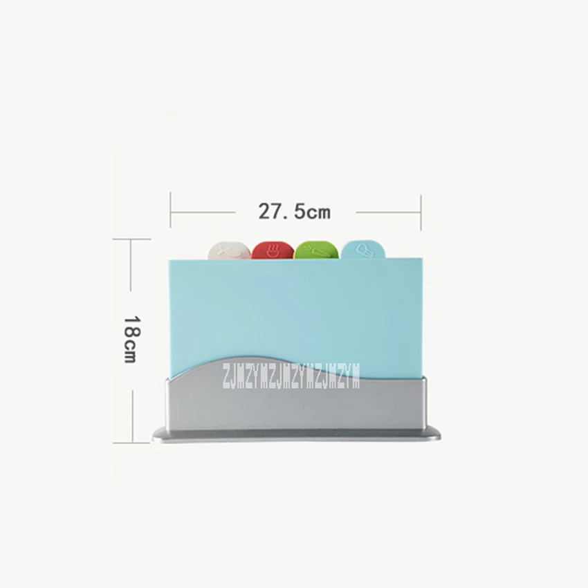 Новые Домашние тапочки Кухня разделочная доска разделочные доски высокое качество PP Кухня посуда 4 шт./компл. Классификация разделочная доска C02N