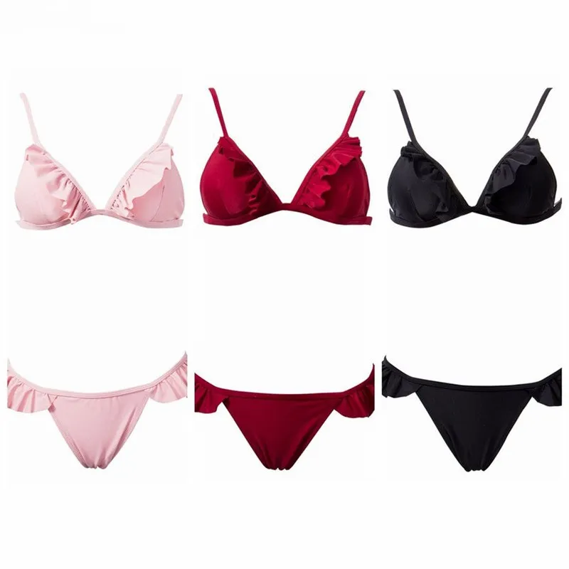 

Hirigin Women Bandage Bikinis Set Push-Up Bikinis Set Padded Bra Tops Bikini Set Swimsuit Bathing Suit Beachwear Swimwear