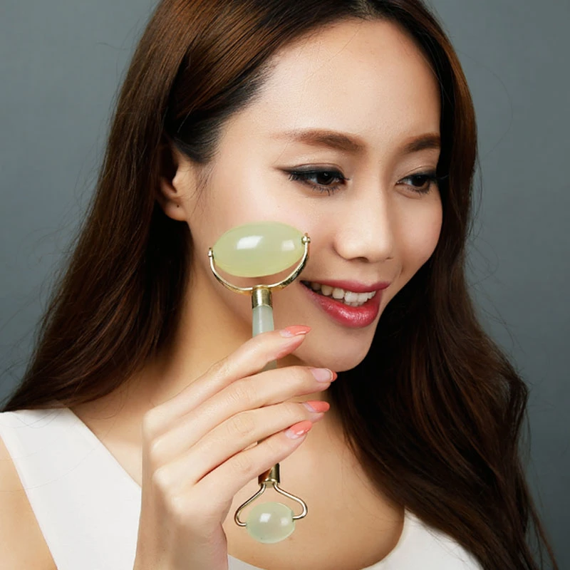 “ 1 Pcs Natural Jade Massagem
