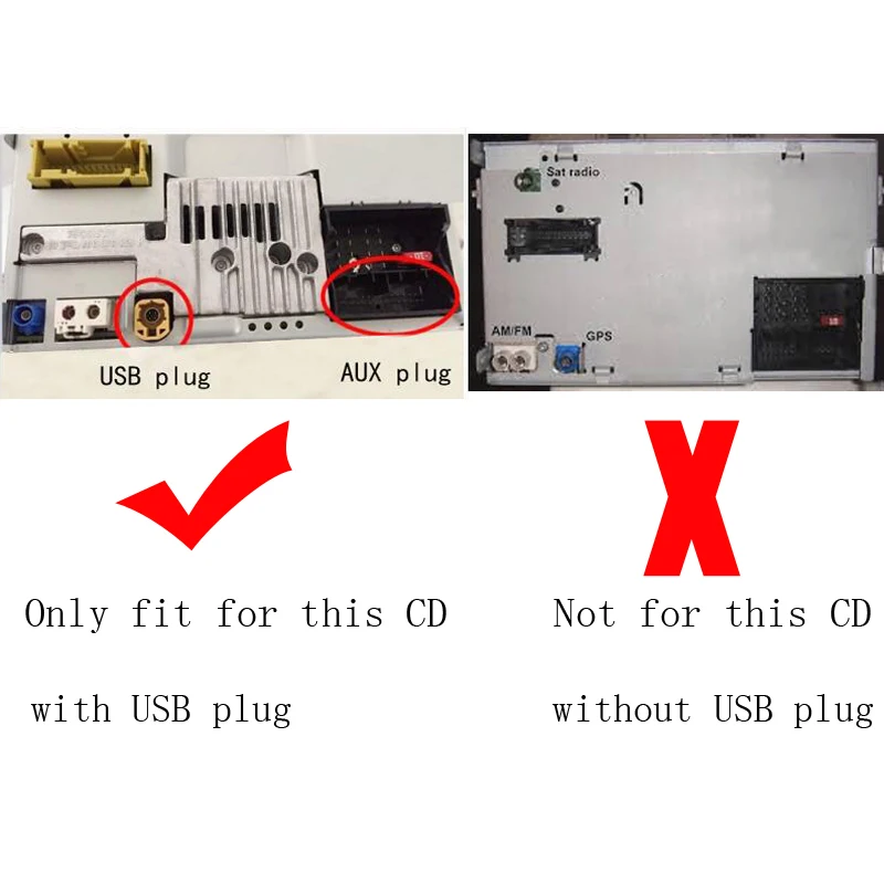 Автомобильный USB AUX переключатель кабельный жгут USB аудио адаптер RCD510 RNS315 для VW Passat B6 B7 Golf 5 MK5 Golf 6 MK6 GTI Jetta 5 MK5 CC