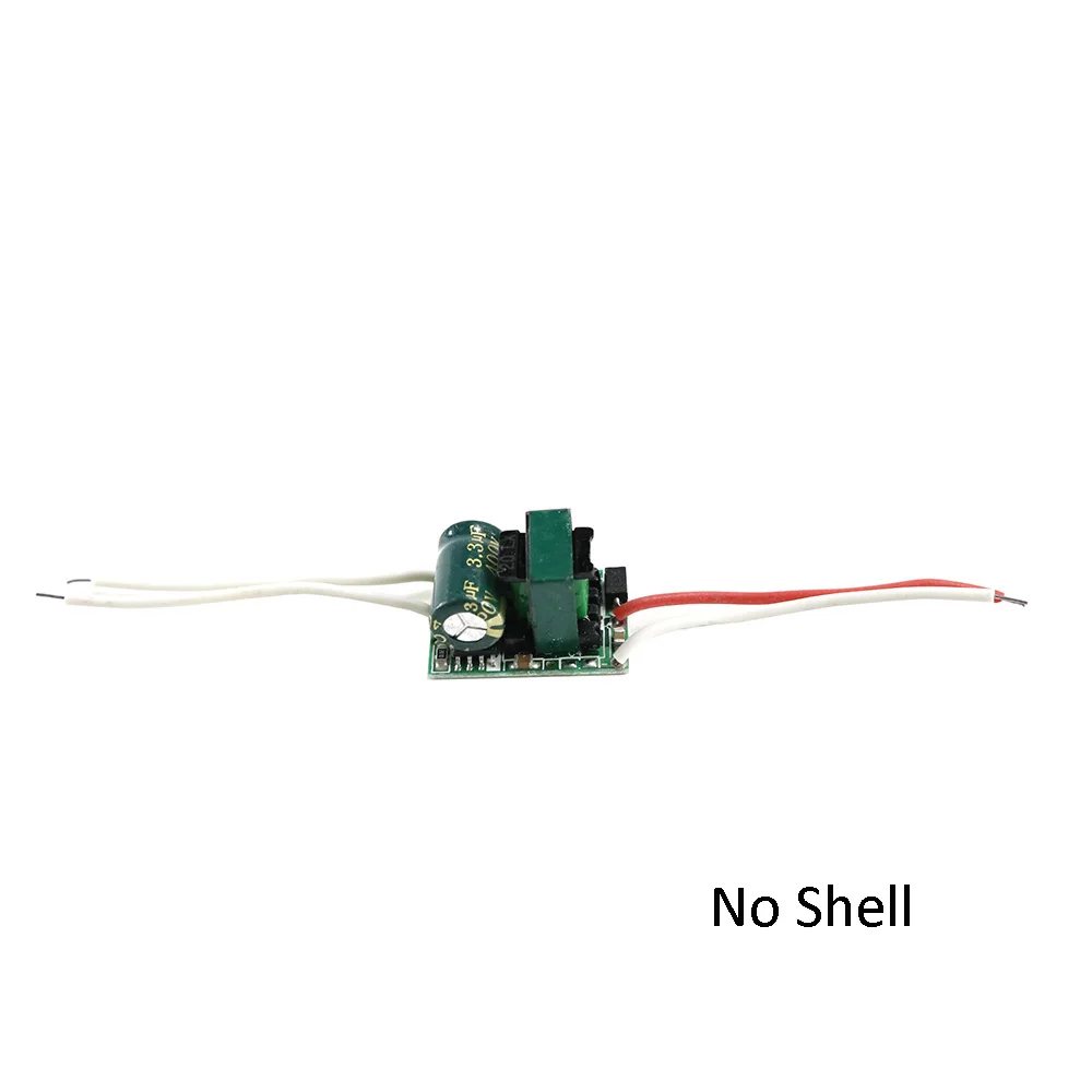 Светодиодный внешний Внутренний драйвер(1-3) x1W 1W 2W 3W источник питания 240mA-260mA DC3V~ 11V AC 110V 220V Светодиодный прожектор JQ - Цвет: No Shell