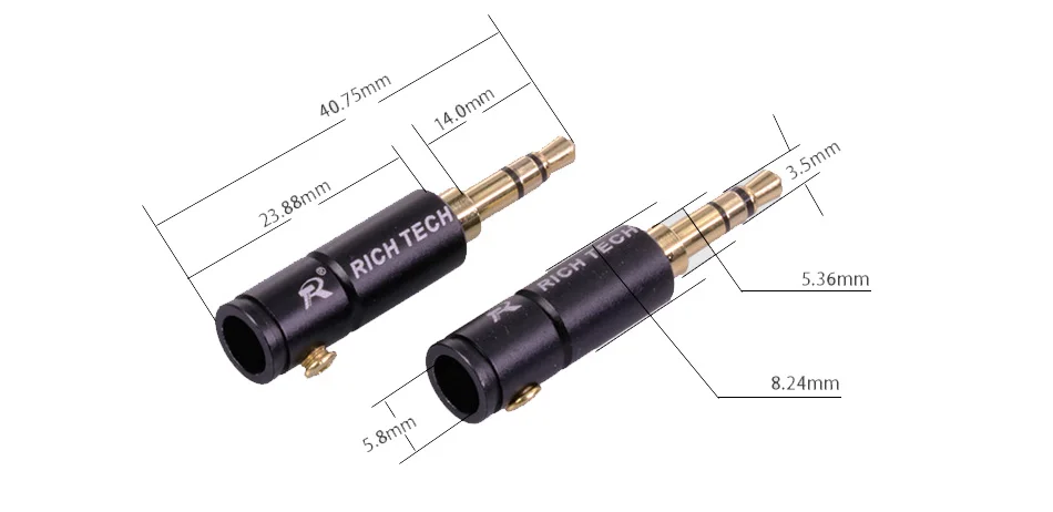 3 Poles 3.5mm Male Plug (10)