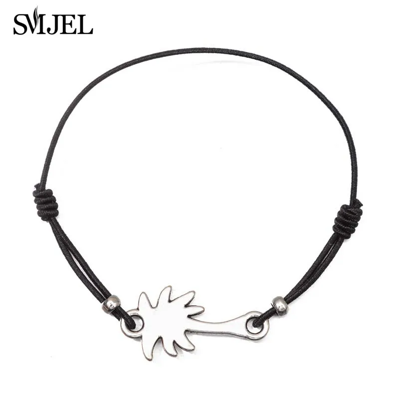

SMJEL New Coconut Tree Rope Chain Bracelets Bangles Simple Fashion Palm Tree Bracelet for Women Men Hawaii Beach Jewelry Gift