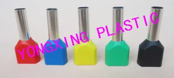 

500pcs/lot TE7508 Bootlace cooper Ferrules kit set Wire Copper Crimp Connector Insulated Cord Pin End Terminal