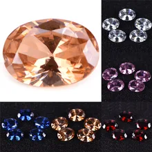 Unheated mücevher sarı safir Oval şekil AAA doğal gevşek taş elmas DIY takı dekoratif el sanatları 10x14mm