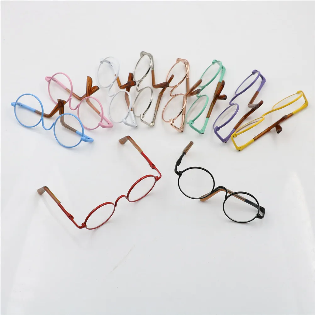

Colorful glasses for BJD blythe dollsunglasses round-shaped Round glasses suitable Doll Accessories as for girl dolls