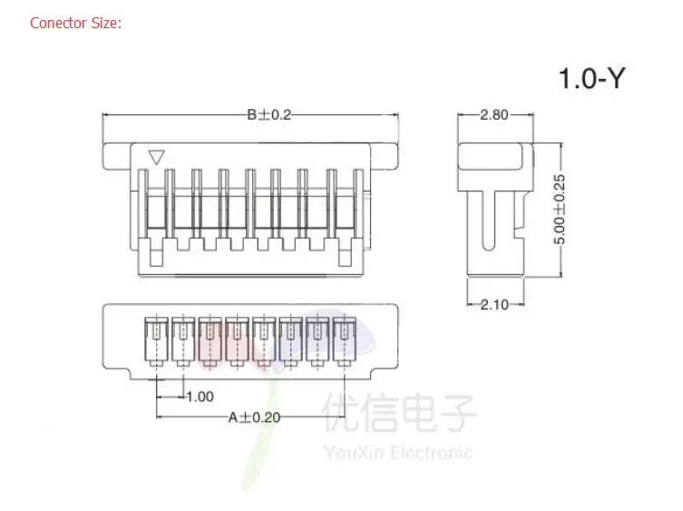 5 шт. 100 мм SH 1,0 Кабельный разъем DIY SH1.0 JST 2/3/4/5/6/7/8/9/10 пин электронная линия двойного подключения терминала разъем 28AWG