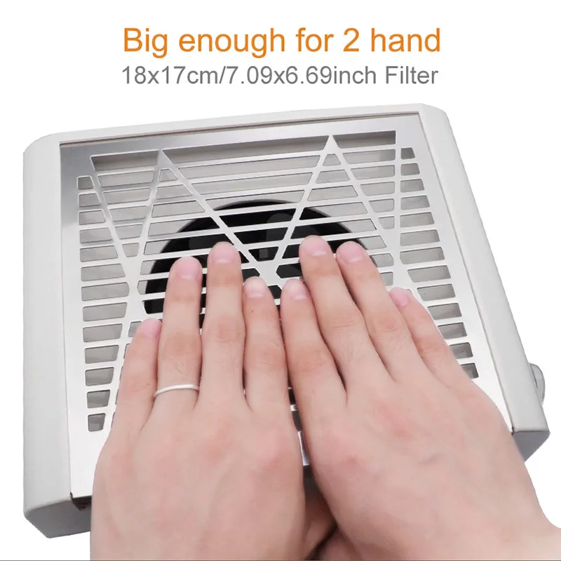 Kesinails 40 Вт мощный пылеуловитель для ногтей Вентилятор для маникюра салонный всасывающий пылесборник машина пылесос вентилятор