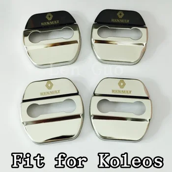 

Stainless Steel car covers Door lock cover case for Renault Koleos accessories car styling