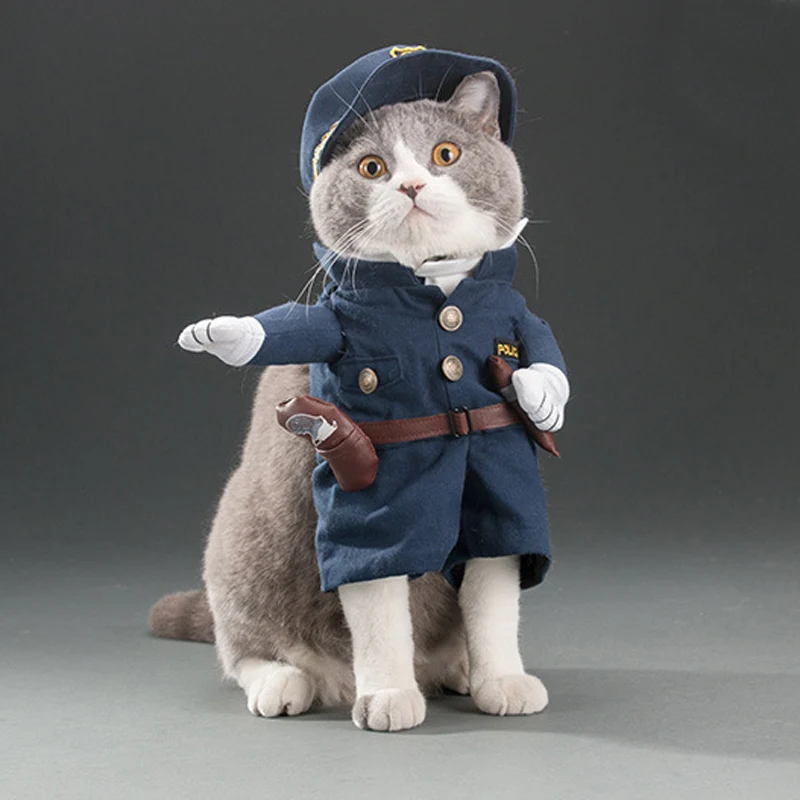 Funny Cat Outfits Pet Costumes Cats Suit Spring and Summer Puppy Dog