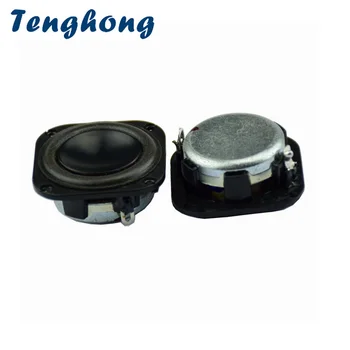 

Tenghong 2pcs 3434 Square Full Range Speaker 4Ohm 8Ohm 3W Full Frequency Bubble Black Aluminum Cap Mini Portable Audio Speaker