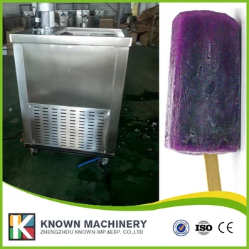 

Engineer service 2200W air cooling commercial ice lolly machine line price with 2 moulds shipping by sea