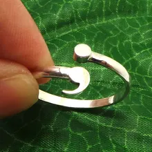 Semicolon кольца из стерлингового серебра 925 Горячая Распродажа вдохновляющее понимание полу Колон кольца ювелирные изделия YLQ0343